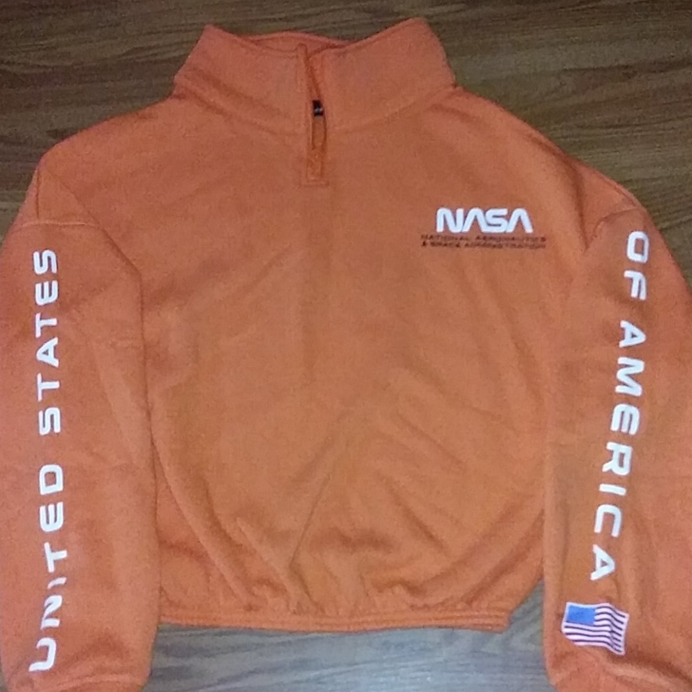 Nasa cropped hoodie